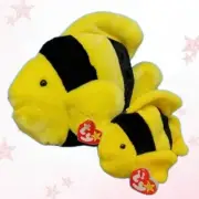 BUBBLES TY Beanie BABY & BUDDY Set - MWMT'S