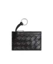 Bottega Veneta Intrecciato Key Pouch One size Black