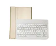 DY-P610 PU Leather Case with Wireless Keyboard for Samsung TabS6/Lite10.4"/P610/P615 - Gold