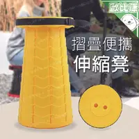 在飛比找樂天市場購物網優惠-【歐比康】圓形伸縮折疊凳 螺旋伸縮椅凳 便攜式折疊椅 螺旋伸