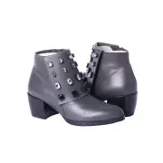 Gadea Women's Prue Pizzara with Rhinestones Boot in Grey, Size EUR 37 / US 6.5