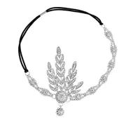 1920s Silver Vintage Headband Great Gatsby Flapper Headpiece