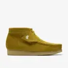 CLARKS ORIGINALS MEN'S SHOES Wallabee Boot Olive Suede