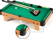 Extra Large Tabletop Billiard Game, Pub Classic Game Tabletop Pool Table for Ages 3-10, Easy Storage and Portability, 67×37×15cm
