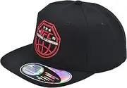 [Concept One] UFC Baseball Cap, 6 Panel Adult Adjustable Snapback Hat with Flat Brim, Focus Fuels Champions Logo