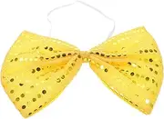 [Totority] Sequined Hair Bow Large Sparkly Bow Tie for Men for Women for Masquerade Performances