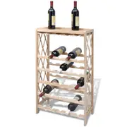Wine Rack For 25 Bottles Solid Fir Wood Racks