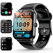Smart Watch, 1.85" Smartwatch for Men Women (Answer/Make Call), Heart Rate,
