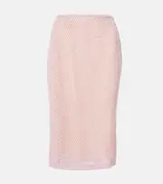 [Prada] Prada Crochet midi skirt AU 12 pink