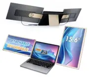 15.6" Triple Laptop Screen Extender, FHD 1080P IPS Triple Portable Monitor