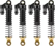 INJORA Brass & Aluminium 59Mm Shocks- Long Threaded Shock Absorber Oil Damper...