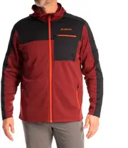 Klim Glacier Hoodie, functional jacket , color: Dark Red/Black , size: S