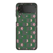 Galaxy Z Flip4 Impact Case Floral Checkerboard By Poppy Almond