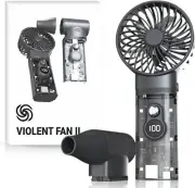 Bewinner 2-in-1 Mini Jet Dry Blower & Handheld Outdoor Fan - Portable Electri...