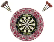 Winmau MvG Diamond Dart board, Darts and Shot Darts Anthem Surround Set