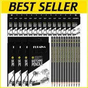 216-Piece Professional Sketching Pencil Set - Ideal for Artists and Beginners