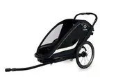 Hamax Breeze Two Child Trailer - navy blue