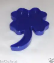 Tupperware Shamrock Four Leaf Clover Dark Blue Cookie Cutter New Vtg NOS