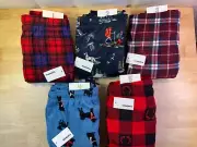 New Men's Sonoma Fleece PJ Pants- Pockets/Drawstring--U PICK!*