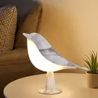 Wireless Table Lamp Bedside Dimmable Led Bird with Adjustable Color Temperature