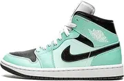 [Nike] Jordan Womens WMNS Air Jordan 1 MID BQ6472 300 Aqua Black - Size 6W
