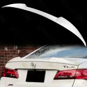 FOR 15-20 ACURA TLX W-POWER PEARL WHITE V-STYLE TRUNK DUCKBILL SPOILER WING
