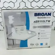 Broan Roomside Series 110 CFM Flat Panel LED Ventilation Fan AER110LTW