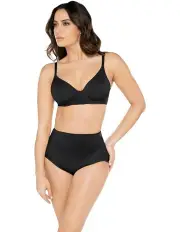 [Miraclesuit Shapewear] Flexible Fit Extra Firm Control Waistline Shaping Brief in Black