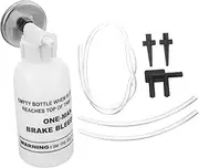 1Set Automobile Brake Bleeder Kit Brake Bleeding Tool Set with Bottle and Tubes for Easy Brake Fluid Flush for Cars Motorcycles and Atvs