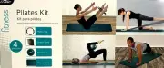 Crane Pilates Fitness Mat Ball Ring Band Workout Kit 4 Piece Exercise Set NIB!
