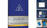 for Men - Gratitude Journal – 5 Minute Journal Self-Mastery Journal Ocean Blue