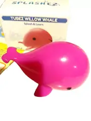 Pink Whale Bath Toy Splash Toy Kids Babies Tubez Willow Whale Splash and Learn