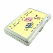 Be Kind Weird Em1 Cigarette Case with Built in Lighter Metal Wallet