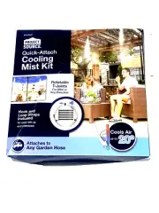 Project Source Cooling Mist Kit Quick Attach Simple Hose Setup NEW