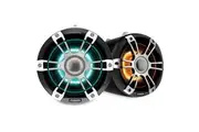 FUSION Signature Series 3 Sport CHROME 7.7" Inch 280 Watt Wake Board Tower Marine Speakers with CRGBW Garmin Part #: 010-02439-00