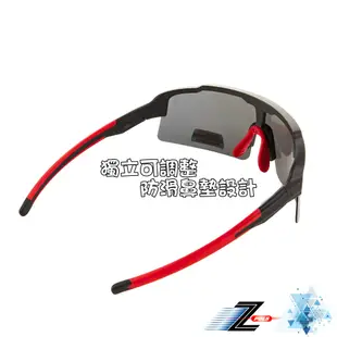 【Z-POLS】新一代PRO款搭載頂級Polarized 強抗UV400電鍍水銀黑偏光運動太陽眼鏡(超舒適配戴感運動鏡)