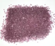 Crystal Amethyst Purple Cut Loose Antique Vintage Czech Glass Seed Beads