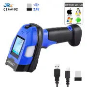 JR Wireless 1D Laser Barcode Scanner HC-762WL For Warehouse inventory Store