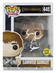 Lord of the Rings #445 Samwise Gamgee Funko Pop! Vinyl Figure Signed by Sean ...