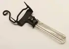 Vintage Pyrex Glass & Steel Hot Pan Dish Casserole Clip on Handle Holder #2