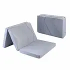 Folding Mattress, Tri-fold Memory Foam 3 Inch Topper with Washable Cover Fold...