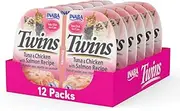 INABA Twin Packs Tuna & Chicken with Salmon Recipe for Cats 6 Packs, 70 Grams