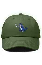 Dalix Big Lizard Cap in Olive at Nordstrom One Size
