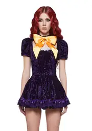 [Dolls Kill x Willy Wonka] Sweet Innovator Mini Dress