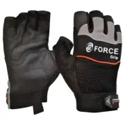 GLOVE MECHANICS Fingerless Maxisafe Silver Cut 5 Medium 1 x Pair