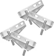 Angoily 4pcs Freezer Accessories Freezer Top Hinge Small Fridge Hinge Fridge Door Hinge Freezer Door Hinge Freezer Door Repairing Freezer Hinge Supply Fridge Accessory Stainless Steel