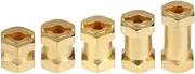 Modification Accessories Brass Hex Wheel Widening Adapter for 1/10 RC Crawler Car Axial SCX10 90046 D90(12mm)