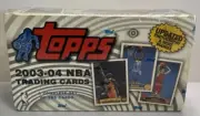 2003-04 Topps NBA Basketball Factory Sealed Box Set LeBron James Wade RC Rookie