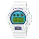 【CASIO 卡西歐】G-SHOCK 經典系列 運動電子錶 白 DW-6900RCS-7_50mm