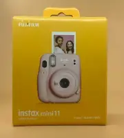 Fujifilm Instax Mini 11 Instant Film Camera Blush Pink Auto Exposure Flash